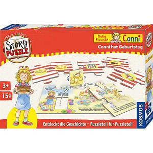 KOSMOS Meine Freundin Conni Conni hat Geburtstag Puzzle, 15 Teile