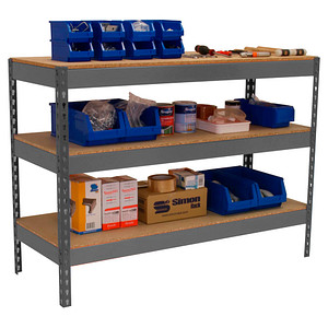 8435104992517 - Werkbank SIMONWORK BASIC 3 grau 1500 x 750 x 900 cm 8435104992517 Simonrack