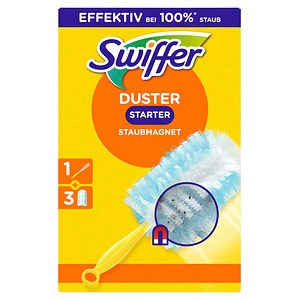 8700216676977 - Staubmagnet Starterkit Swiffer® mit Komfortgriff 3 Einsatz-Staubtücher
