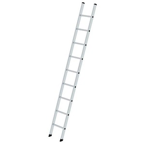 MUNK Anlegeleiter 11100 silber 9 Sprossen, H: 280,0 cm