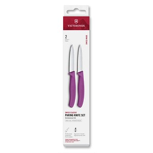 7613329191224 - 2 VICTORINOX Gemüsemesser Swiss Classic silber violett Klinge 80 cm