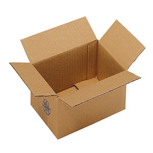 Nestler Wellpapp-Faltkartons 1-wellig braun 27,0 x 18,0 x 18,7 cm Außenmaß, 20 St.