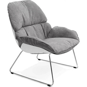 3660141233643 - Sessel LAZY grau silber Stoff 3660141233643 FTLAZY250213