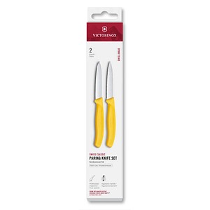 7613329191255 - 2 VICTORINOX Küchenmesser  Swiss Classic silber gelb Klinge 80 cm
