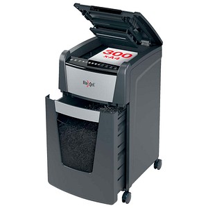 Rexel Optimum AutoFeed+ 300X Aktenvernichter - Partikelschnitt 4x25mm P-4 - 300 Blatt - 60L - Schwarz - Bild 2