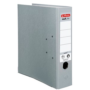 4008115480904 - herlitz maXfile protect Ordner DIN A4 80 mm Grau 2 Ringe 5480900 Pappkarton PP (Polypropylen) Texturiert Hochformat 4008115480904 - herlitz maXfile protect Ordner DIN A4 80 mm Grau 2 Ringe 5480900 Pappkarton PP (Polypropylen) Texturiert Hochformat
