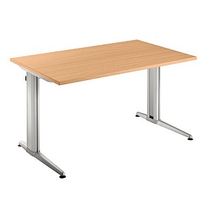 XS12 Schreibtisch buche rechteckig