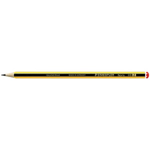 Staedtler Bleistift Noris 120, 120-2, Härte HB, 2,0mm, schwarz/gelb 4007817104620 Staedtler