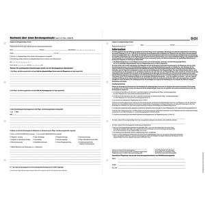 4052301033979 - Nachweis über einen Beratungseinsatz Formulare 50 St