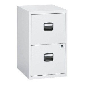 5020073708448 - BISLEY Home PFA 2 Hängeregistraturschrank verkehrsweiß 2 Schubladen 413 x 400 x 672 cm