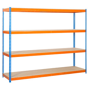 8435104922637 -  Schwerlastregal ECOFORTE 1206-4 458100047201264 orange blau 1200 x 600 x 2000 cm 8435104922637 Simon Rack