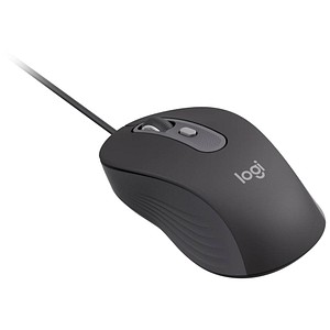 Logitech Signature Wired M520 Maus kabelgebunden schwarz