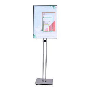 4250504567530 - Infoständer silber DIN A2 DIN A3