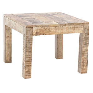 WOHNLING Couchtisch Holz mango 60,0 x 60,0 x 47,0 cm