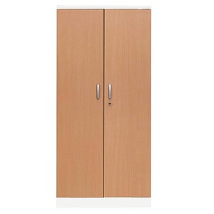 4260090172308 - Aktenschrank 100113 Holz Stahl abschließbar 5 OH 92 x 195 x 42 cm buche weiß 4260090172308 Gürkan