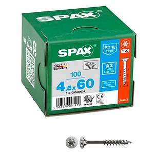 4003530091919 - Universalschrauben T20 Senkkopf Edelstahl A2 0197000450603 45 mm x 60 mm 4003530091919 100 Stück