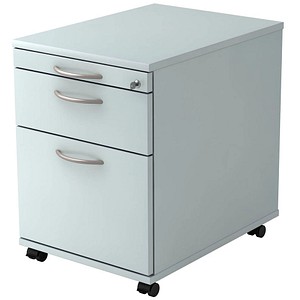 HAMMERBACHER AC20 Rollcontainer lichtgrau 3 Auszüge 42,8 x 58,0 x 59,0 cm