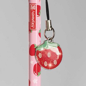 4061947148947 - Fruity Love Bleistift HB rosa rot mit Radierer 1 St