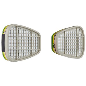 3M 6059PRO1 Gas- und Dampfpatrone Grau ABEK1