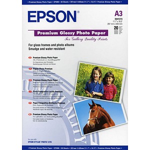 EPSON Fotopapier S041315 DIN A3 glänzend 255 g/qm 20 Blatt