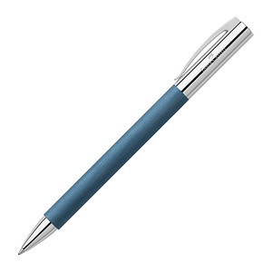4005401471455 - FABER-CASTELL Kugelschreiber Ambition Edelharz blau silber Schreibfarbe schwarz 1 St
