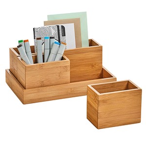 4003368253879 - - Aufbewahrungsbehälter Organizer 100% Bambus - 4 Elemente 28 x 177 x 11 cm 4003368253879 - - Aufbewahrungsbehälter Organizer 100% Bambus - 4 Elemente 28 x 177 x 11 cm