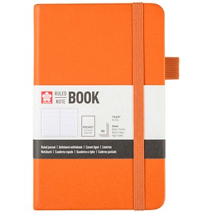 8712079544393 - Notizbuch ca A7+ liniert bernstein Hardcover 160 Seiten 1 St