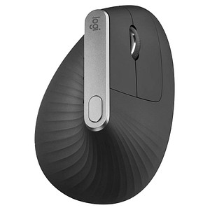 Logitech MX Vertical Maus ergonomisch kabellos schwarz, grau