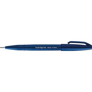 4902506365019 - Kalligrafiestift Sign Pen Brush - Pinselspitze nachtblau 4902506365019 SES15C-CAX