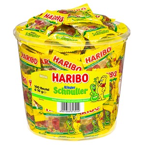 Haribo Kinder Schnuller Minis 100X10g – Großpackung - Einzeln Verpackte Fruchtgummi-Schnuller - Verschiedene Geschmacksrichtungen - Weiche 100 - Image 4