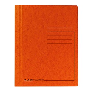 25 FALKEN Schnellhefter Karton orange DIN A4