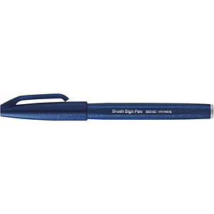 4902506365019 - Kalligrafiestift Sign Pen Brush - Pinselspitze nachtblau 4902506365019 SES15C-CAX