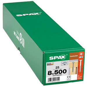 SPAX® Holzbauschrauben T40 Tellerkopf WIROX 500mm  x 8 mm, 25 St.