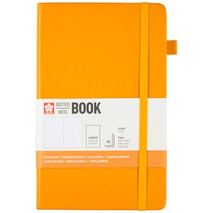 8712079544522 - Notizbuch ca A5 punktraster japanischer kerrie Hardcover 160 Seiten