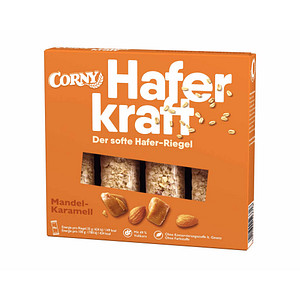 Corny Haferkraft Faltschachtel Mandel-Karamell 4 St Riegel - Image 3