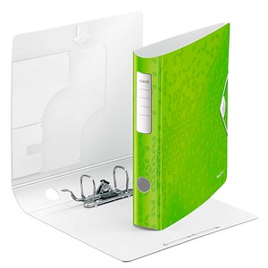 4002432123216 - AKTION LEITZ Active WOW 1107 Ordner grün Rauten Kunststoff 65 cm DIN A4 mit Prämie nach Registrierung