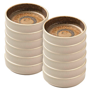 4029793462167 - 12 HEART & SOUL Schalen Perfect Match Cumin hellbraun 80 cm 4029793462167 HEART & SOUL 12 Stück