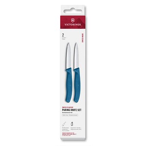 7613329191231 - 2 VICTORINOX Gemüsemesser Swiss Classic silber blau Klinge 80 cm 7613329191231 - 2 VICTORINOX Gemüsemesser Swiss Classic silber blau Klinge 80 cm