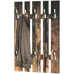 4001070198891 - Wandgarderobe 19889 Motiv Holz 8 Haken 650 x 1000 cm 4001070198891 HAKU Möbel 4001070198891 - Wandgarderobe 19889 Motiv Holz 8 Haken 650 x 1000 cm 4001070198891 HAKU Möbel