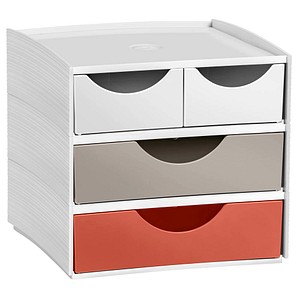 3462159020426 - Schubladenbox TERRA NOVA weiß sand terracotta 1032112391 mit 4 Schubladen 3462159020426 Cep 3462159020426 - Schubladenbox TERRA NOVA weiß sand terracotta 1032112391 mit 4 Schubladen 3462159020426 Cep