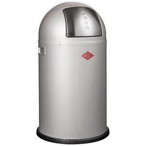 Pushboy Junior Mülleimer 22,0 l silber