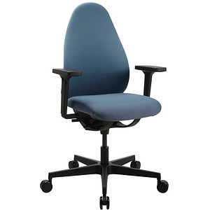 4014296760308 - Bürostuhl Soft Sitness Art G petrol   schwarz mit Armlehnen bis 110kg 4014296760308 Topstar