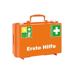 4250108800156 - Erste-Hilfe-Kasten SN-CD DIN 13157 Standard + branchenbezogene Zusatzerweiterung orange 4250108800156 Söhngen 4250108800156 - Erste-Hilfe-Kasten SN-CD DIN 13157 Standard + branchenbezogene Zusatzerweiterung orange 4250108800156 Söhngen