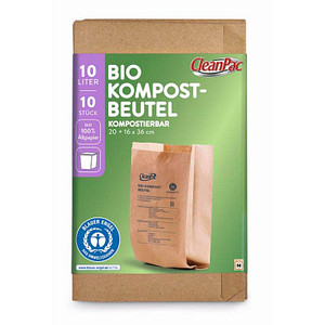 2200294810714 - CleanPac Biomüllbeutel 100 l braun 10 St 2200294810714 - CleanPac Biomüllbeutel 100 l braun 10 St