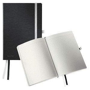 4002432106981 - LEITZ Notizbuch Style DIN A5 kariert schwarz Softcover 160 Seiten