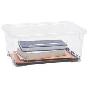 PAPERFLOW VIEW Aufbewahrungsbox 10,0 l transparent 36,5 x 26,5 x 14,5 cm