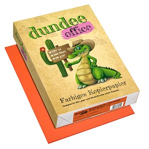 dundee Kopierpapier Color rotorange DIN A4 80 g/qm 500 Blatt