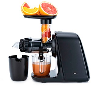7044876099167 - WILFA Entsafter JUICEMASTER FRESH SJ1B-500 Slow-Juicer bewahrt mehr Nährstoffe schwarz Zitruspresse Saftpresse