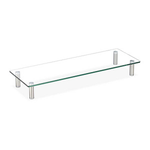4052025921330 - Bildschirmständer Glas tv Aufsatz Notebookständer höhenverstellbar 9 - 11 cm b x t 70 x 24 cm transparent - Relaxdays 4052025921330 - Bildschirmständer Glas tv Aufsatz Notebookständer höhenverstellbar 9 - 11 cm b x t 70 x 24 cm transparent - Relaxdays