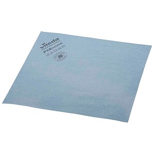 vileda® PROFESSIONAL PVAmicro Mikrofasertücher - Reinigungstuch - Blau - 5 Stück